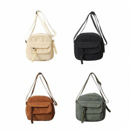 2024 NEW Shoulder Bag Corduroy Bag Cellphe Bag for Girl Women Fi Crossbody Vintage Mini Square s2PS#