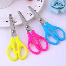 Children's Scissor Round Design Art Student Scissors Multi-functional Handmade DIY Crafting Tool Daily Paper Shear Album Diary