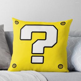 Pillow Question Block Throw Ornamental Pillows Cases Decorative Covers For Living Room Pillowcases Bed S