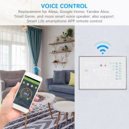 Wifi Smart Thermostat Gas Boiler and Electric Heating Home Temperature Controller Voice Control Works with Google Home Alexa APP