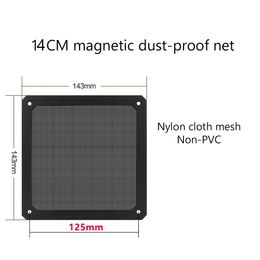 12*12CM/14*14CM PC Chassis Cooling Dust Philtre Magnetic PVC Net Guard Fan Cover Dust Philtre Antidust Net 8*8/9*9CM for Computer