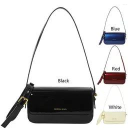 Shoulder Bags Women Exquisite Crossbody Bag Large Capacity PU Leather Casual Satchel Solid Colour Chic Single Retro Armpit