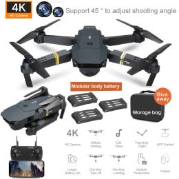 New E58 RC Drone Wifi 4K HD Wide Angle Camera Aerial Photography Aircraft Helicopter Quadcopter Folding Toy Plane Gifts