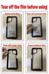 Shockproof Case Back Panel for Honour X7A X8A X9 4G Crystal Bumper Protect Cover for Honour X8 4G X7