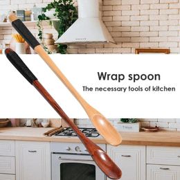 Coffee Scoops Touch Economical Wooden Spoon Chinese Natural Spoons Tableware Honey Mixing Stirrer Tea Stirring Wood