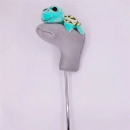 Clubs Sea turtle golf putter head cover top plush handmade magnetic golf putter headcover Colourful