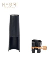 NAOMI Leather Ligature Fastener W Plastic Cap For Soprano Sax Mouthpiece Soprano Saxophone Wood Wind Parts Accessories3918250