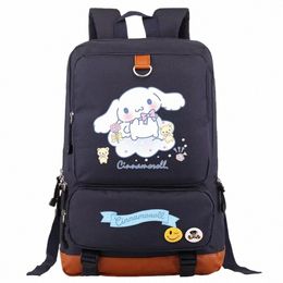 cinnamoroll Boys Girls Kids School Book Bags Women Bagpack Teenagers Canvas Men Laptop Travel Student Backpack v8NI#