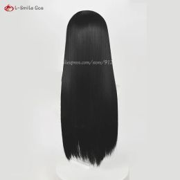 65cm Long Nico Robin Cosplay Black Wig Miss Allsunday Wig Nico Wigs Glasses Heat Resistant Hair Women Party Anime Wigs + Wig Cap