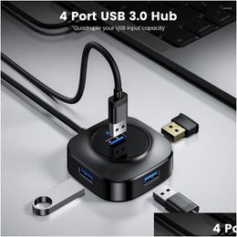 Usb Hubs In 1 Hub 3 0 3.0 Splitter Expander Mti Ports 2.0 Docking Station Data Transmission Adapter For Pc Laptop Drop Delivery Comput Otrle