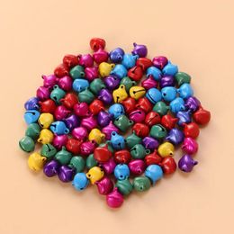 Party Supplies 100 Pcs Small Bells For Crafts Jingle Christmas Earrings Charm DIY Child Gold Decor