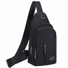 new Men Shoulder Bags Chest Bag Multifuncial Crossbody Bags Travel Sling Bag A4B6#