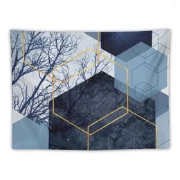 Tapestries Geometric Landscape Tapestry Decorations For Your Bedroom Wall