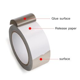 YX Silver Conductive Fabric Cloth Tape Single-Sided Adhesive Tape For Laptop Cellphone LCD EMI Shielding 20 Metre