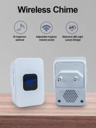 Tuya Doorbell Camera WiFi Video Call Door Bell with Chime Dual Power AC Rechargeable Battery Smart Intercom Alexa Google Home