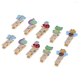 Frames 10pcs Wood Po Clip Wooden Clothespins Paper Peg Pin Craft Clips Pegs Picture For And DIY