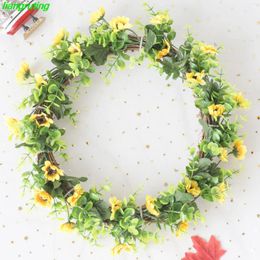 Decorative Flowers Artificial Flower Eucalyptus Garland Ins Nordic Sun Door Indoor Activities Decorated For The Holidays