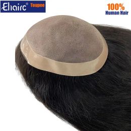 Customised 180% Density Mono Base Men Toupee Long Wig For Men Men's Wigs Durable Male Hair Capillary Prosthesis Man Wig