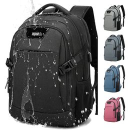Business Backpack for Men Lightweight Waterproof 156 Inch USB Charge Travel Laptop Backpacks Fashion School Bag Boys Teenag 240329
