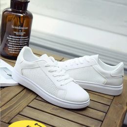 Casual Shoes Summer Mesh For Women 2024 Trendy Small White Female Woman Hollow Breathable Comfortable Lace Up Board