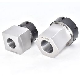 High quality Square ER25 ER32 ER40 Block Hard Steel Hex ER Collet Chuck Seat For CNC Lathe Engraving Cutting Machine Tool holder