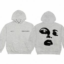 beyce 2023 Renaissance World Tour peripheral Plus Size Hoodie Hoodies Women Vintage Hip Hop Hooded Sweatshirts Streetwear l5na#