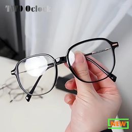 Sunglasses Frames Designer Eyeglasses Frame For Women Square Black Transparent Glasses Eyepieces Prescription No Grade Anti Blue