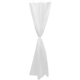 Shower Curtains Peg- Waterproof Bath Practical Oversized Dangle Ring Plain Bathroom Solid Color Easy Clean