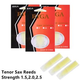 3-Pack Tenor Alto Soprano Sax Resin Reeds Strength 1.5 2.0 2.5 Saxophone Musical Instrument Accessories For Beginners Smooth