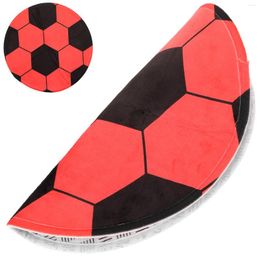 Bath Mats Carpet Rugs For Kids Room Round Living Boy Area Computer Chair Mat Non-skid Polyester (Polyester) Football