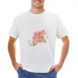 Men's Tank Tops Wild Rose In Bloom T-Shirt Anime Clothes Sweat Mens Graphic T-shirts Hip Hop