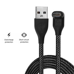 1m Smartwatch Magnetic Charge Cable USB Charging Cable Cord Adapter Smart Watch Fast Charging Line for Garmin Fenix 7/7S/7X/6/6s