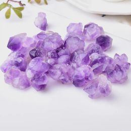 50/100g Natural Amethyst Raw Material Small Quartz Healing Cluster Reiki Crystal Sample Dot Home Decor Raw Material Crystal Mine