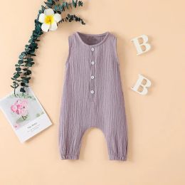 Sommer Neugeborene Kind Jungen Mädchen Strampler Overall Onepiece Overalls Overalls