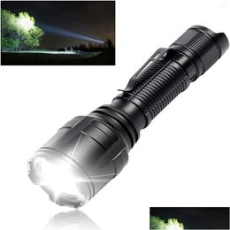 Flashlights Torches Odepro Nt23 1500 Lumens Bright Powerf Lantern Rechargeable Led Outdoor Cam Searchlight Torch Light Drop Delivery S Ot9Zv