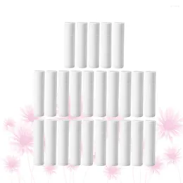 Storage Bottles 50Pcs 5g Empty Lip Tubes Gloss Container Refillable For Travel And Home Use ( White )