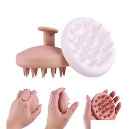 Hair Brushes Sile Head Body Scalp Mas Brush Shampoo Washing Comb Shower Bath Spa332O5273898 Drop Delivery Products Care Styling Tools Otdla