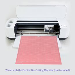 3PCS 6.5*4.5 Inch Replacement Cutting Mat Adhesive Non-Slip Gridded Cutting Mats Compatible with Silhouette Cameo Cricut Cutting