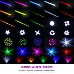 Mini LED Moving Head Light 150W Beam+Spot+18 Rotating Prisms Dj Dmx Stage Effect Light Disco Bar