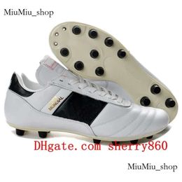 Shoes Soccer Mens Copa Mundial Leather FG Discount Cleats World Cup Football Boots Size 39-45 Black White Orange Botines Futbol 2023 617
