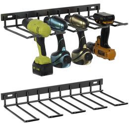 Racks Hand Power Tool Organiser Rack Wall Mounted Floating Tool Shelf Electric Drill Holders Heavy Duty For Workshop Garage
