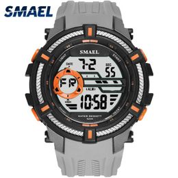 Sport Watches Military SMAEL Cool Watch Men Big Dial S Shock Relojes Hombre Casual LED Clock1616 Digital Wristwatches Waterproof199J