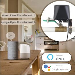 1/2" 3/4" Smart Wifi Gas Manipulator Control Water Valve DN15 DN20 Timer Controller Tuya Alexa Google Assistant SmartLife