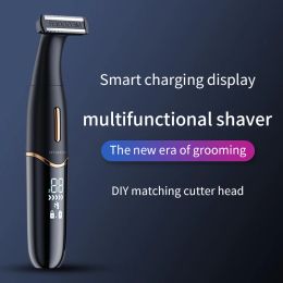 Electric Shaver Face Body Hair Removal Electric Nose Hair Trimmer Grooming Clipper for Men Groyne Women Bikini Epilator Razor Kit