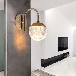 Современная роскошная настенная лампа, акриловый творческий светодиодный свет для коридоров, спальни, заголовка, домашнее украшение