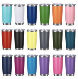 20oz 30oz Car Tumbler Cups Drinkware Colorful Stainless Steel Travel Ice Vacuum Insulated Coffee Water Mugs Bottle Cups HHB6178744179