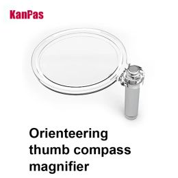 Compass KANPAS orienteering compass magnifier lens for map,free shipping,L49 from orienteering equipment &orienteering products maker