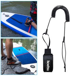 Surfing Stand UP Paddle Board Ankle Leash Practical Surfboard Raft Kayak Rope Elastic Surfboard Safety Foot Rope TPU Accessories