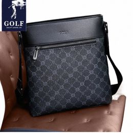 golf Men's Bag Leisure Fi Shoulder Bag Busin Print Crossbody Small Backpack Lightweight Handbag Brand Briefcase L67x#