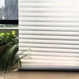 Window Stickers Electrostatic Adhesive Free Glass Film Application Office Home Simulated Louver With Minimalist Style